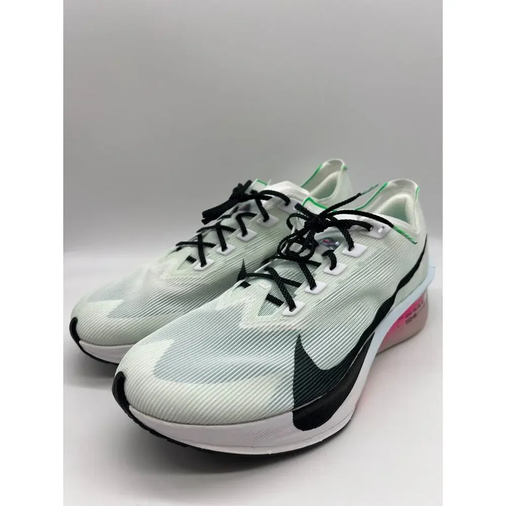 Nike ZoomX Vaporfly Next% 4 White Hyper Pink HF6414-101 Men's Size 11.5